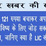 रोजाना 121 रुपया बचाकर अपनी बेटी के भविष्य के लिए जोड़ सकते हैं 27 लाख, जानिए क्या LIC की स्कीम